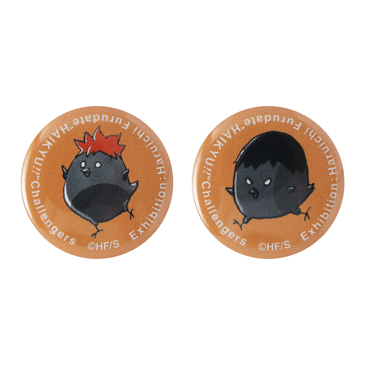 minimini缶バッジ2個セット ［烏野高校］ 