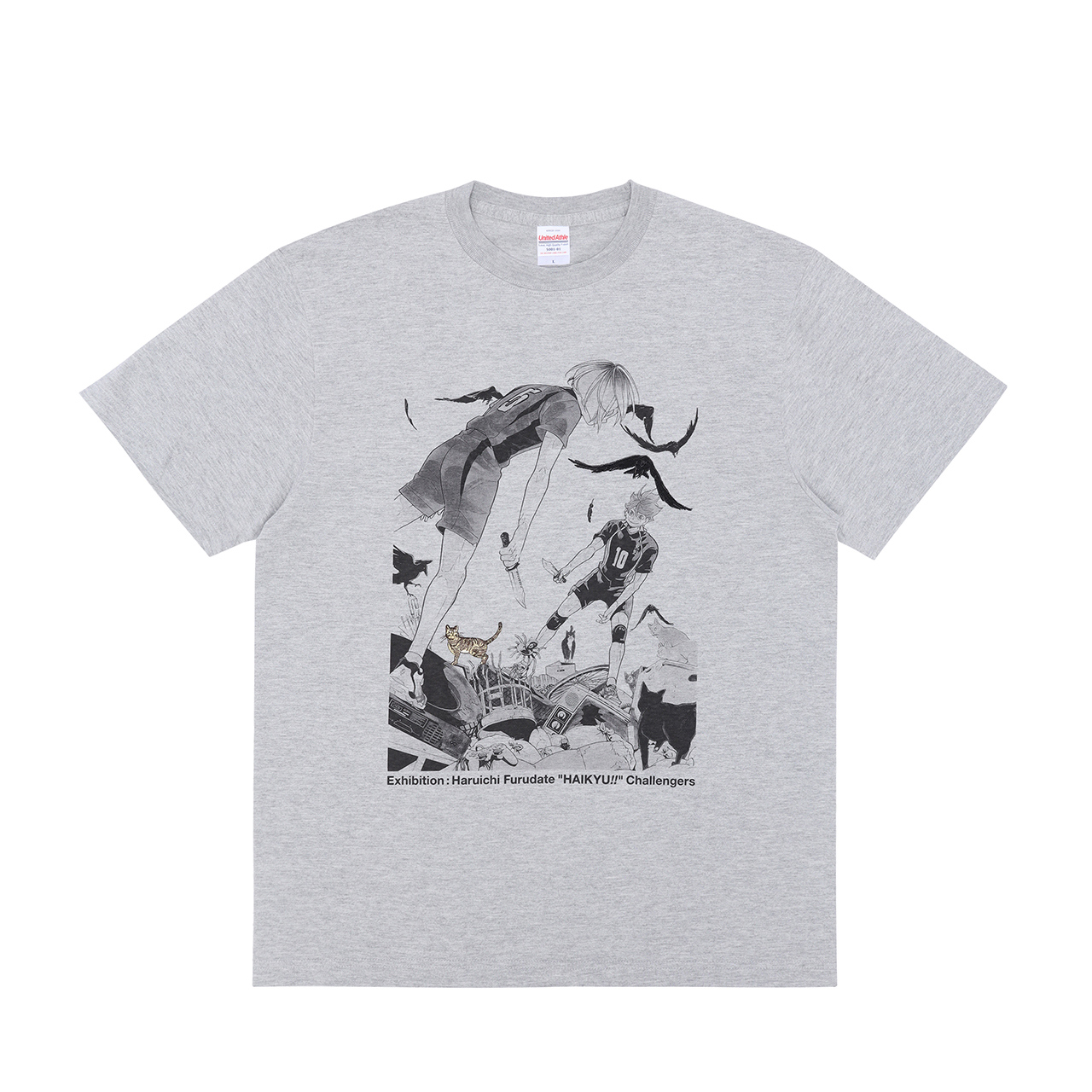 ゴミ捨て場の決戦イラストTee フリーサイズ